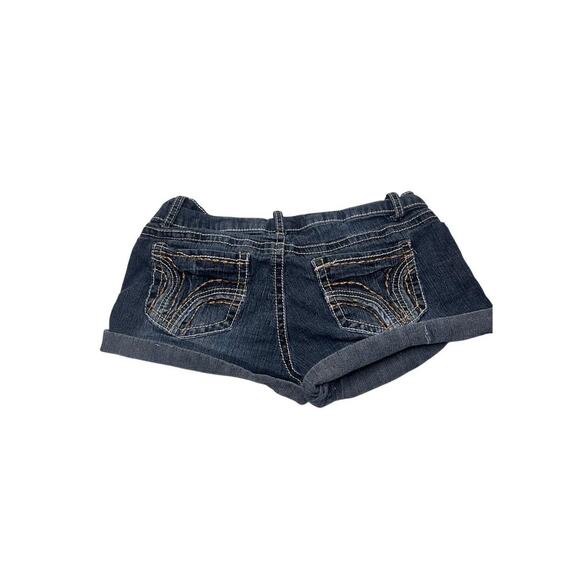 Apollo Jeans Low Rise Vintage Micro Denim Stretch Shorts Women’s Size 9-10 - Picture 2 of 4